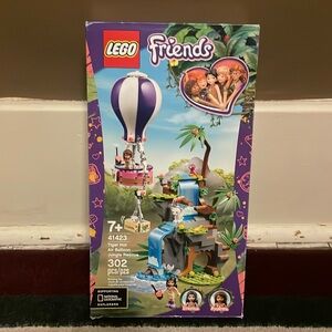 Lego Friends 41423 Tiger Hot Air Balloon Jungle Rescue, RETIRED, EUC